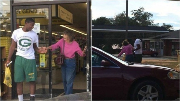 Dollar Store Shopper Notices Teen Coming Up Behind Old Woman, Can't Believe What Happens Next - picture 2