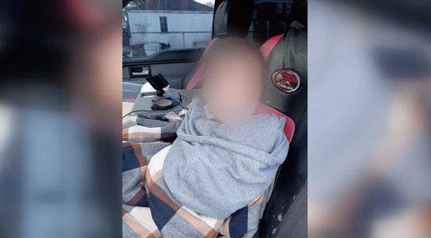 DoorDash driver saves freezing toddler found wandering on cold Detroit street in nothing but a diaper and socks - picture 2