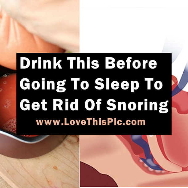 Drinking This Before Bed Will Get Rid Of Snoring