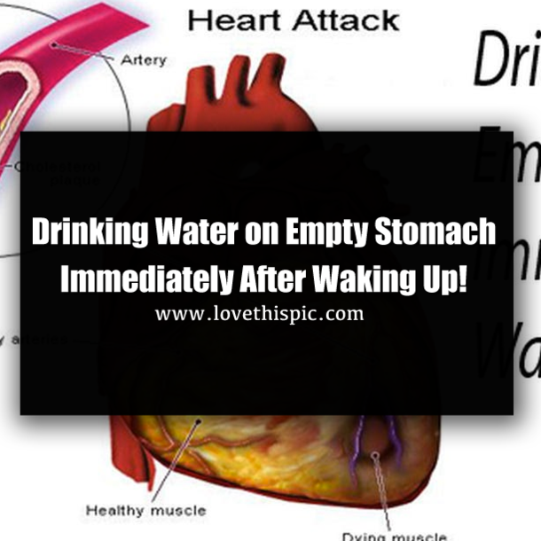 Drinking Water on Empty Stomach Immediately After Waking Up!