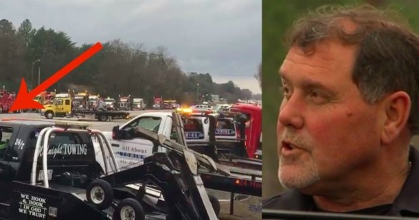 Drivers Shocked At What Huge Convoy Of Tow Trucks Was Hiding In Plain Sight - picture 2