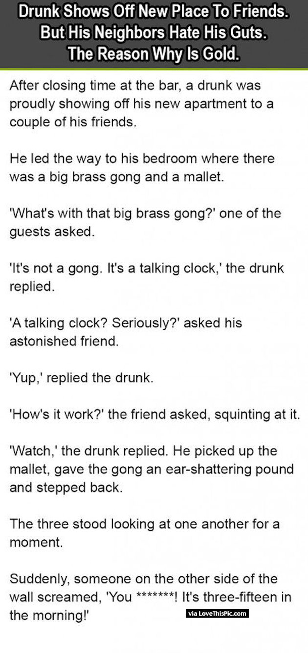 Drunk Shows Off New Place To Friends But His Neighbors Hate His Guts. The Reason Why Is Gold.