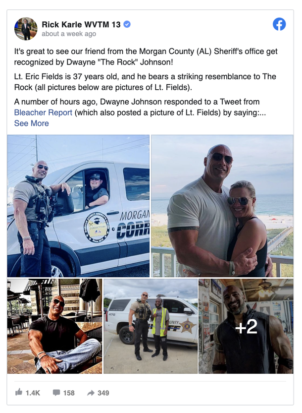 Dwayne ‘The Rock’ Johnson sends a viral message to the Cop who looks just like him - picture 5