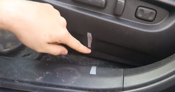 Each Time He Gets A New Car He Immediately Places Two Pieces Of Duct Tape On His Seat - picture 2