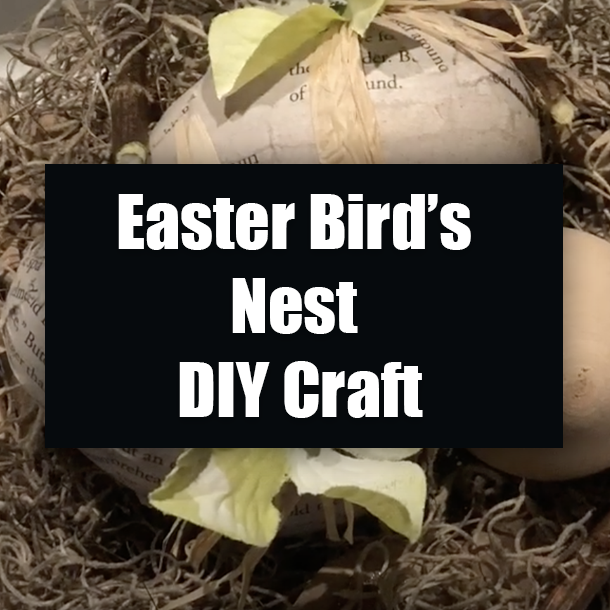 Easter Birds Nest DIY Craft