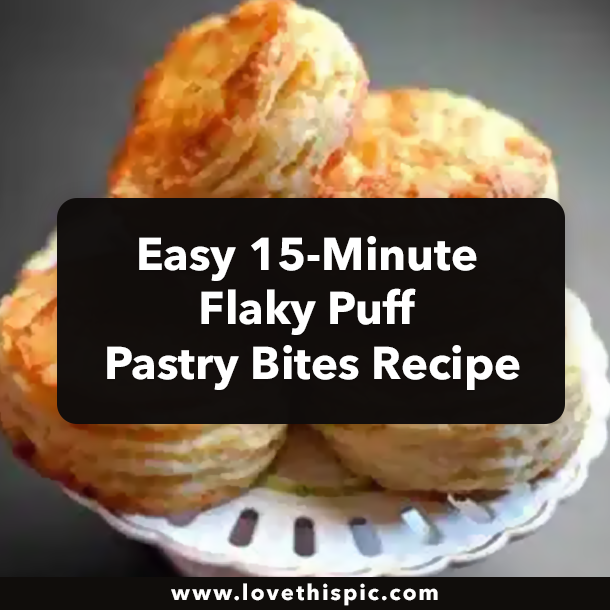 Easy 15-Minute Flaky Puff Pastry Bites Recipe