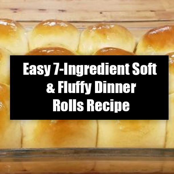 Easy 7-Ingredient Soft & Fluffy Dinner Rolls Recipe