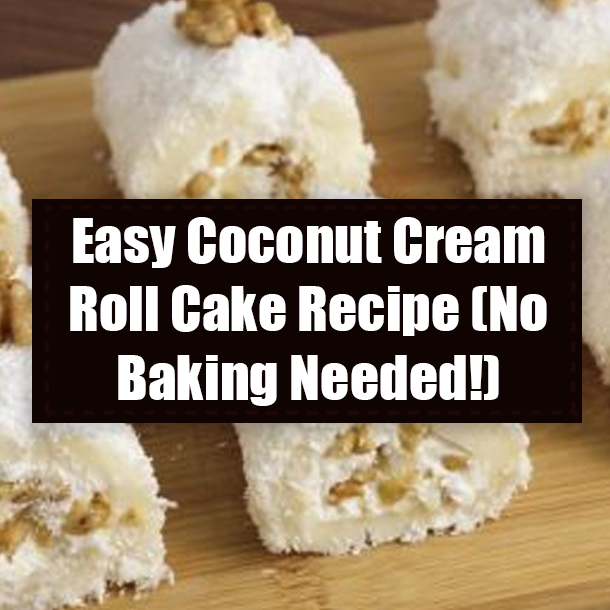Easy Coconut Cream Roll Cake Recipe (No Baking Needed!)