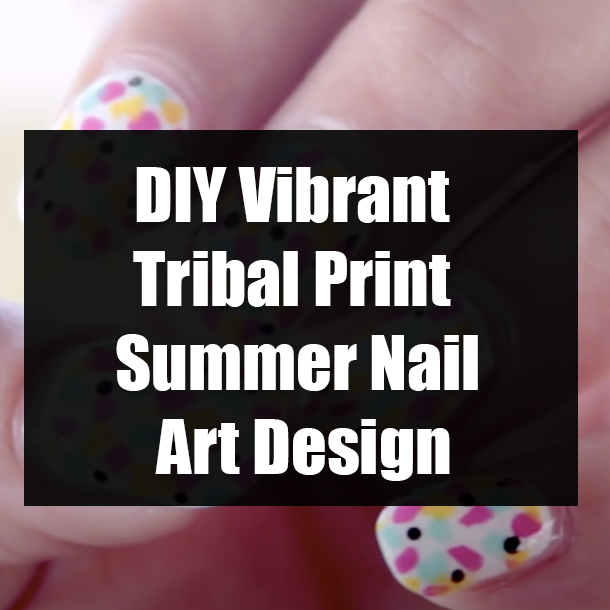 Easy Colorful Summer Nail Art