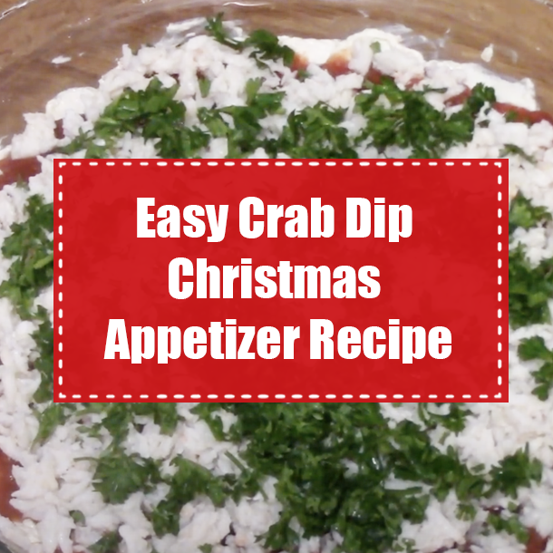 Easy Crab Dip Christmas Appetizer Recipe
