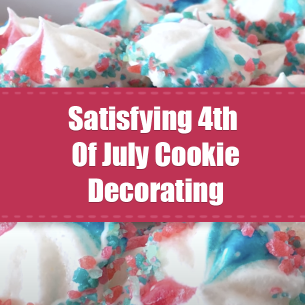 Easy Crackling Meringue Cookies for the 4th of July!