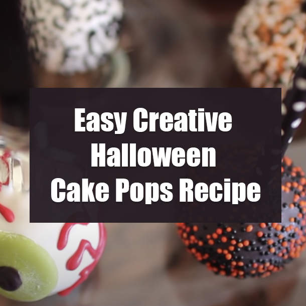Easy Creative Halloween Cake Pops Recipe