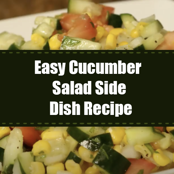 Easy Cucumber Salad Side Dish Recipe
