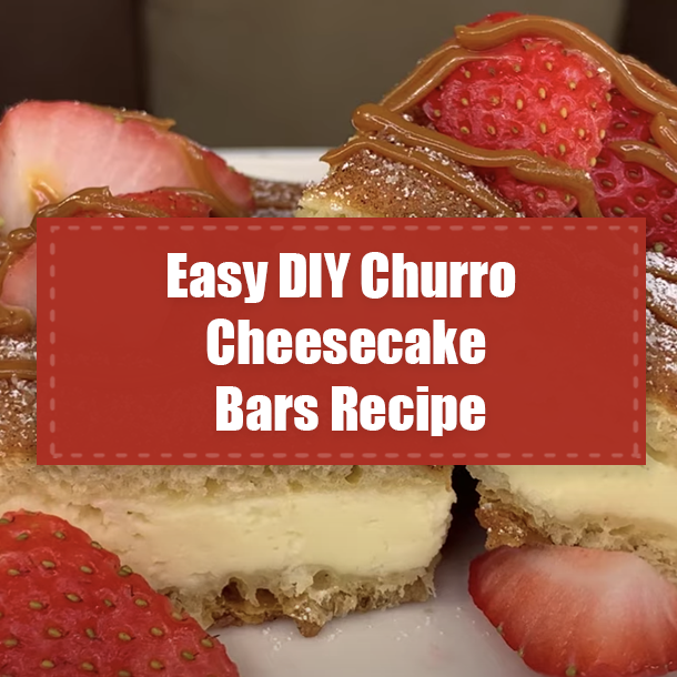 Easy DIY Churro Cheesecake Bars Recipe