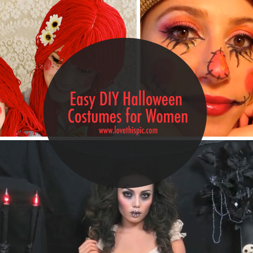 Easy DIY Halloween Costumes for Women