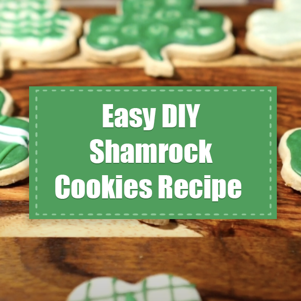 Easy DIY Shamrock Cookies Recipe