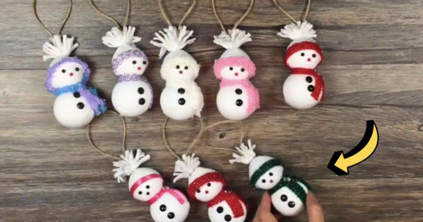 Easy DIY Sock Snowman Ornament For 2024 - picture 2