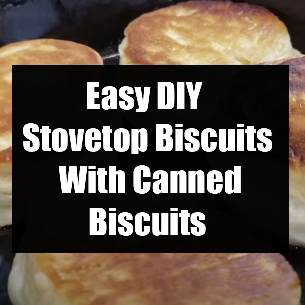 Easy DIY Stovetop Biscuits With Canned Biscuits
