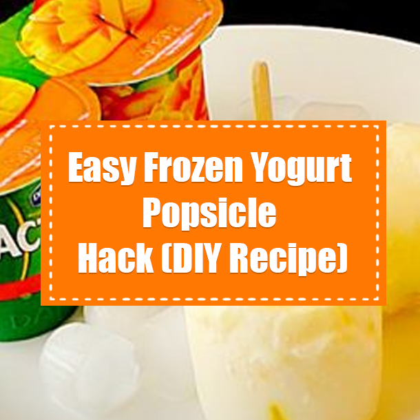 Easy Frozen Yogurt Popsicle Hack (DIY Recipe)