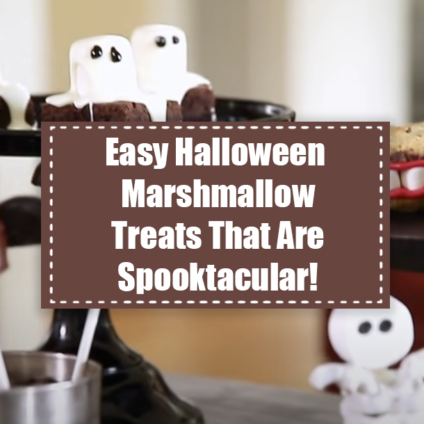 Easy Halloween Marshmallow Treats That Are Spooktacular!
