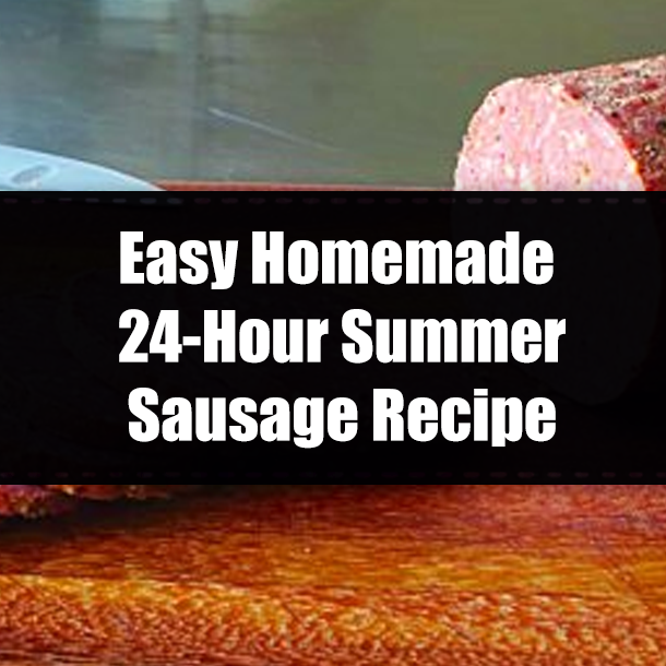 Easy Homemade 24-Hour Summer Sausage Recipe