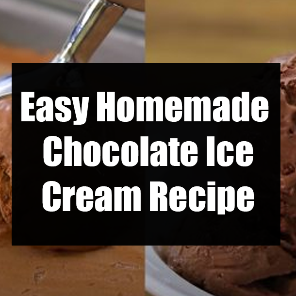 Easy Homemade Chocolate Ice Cream