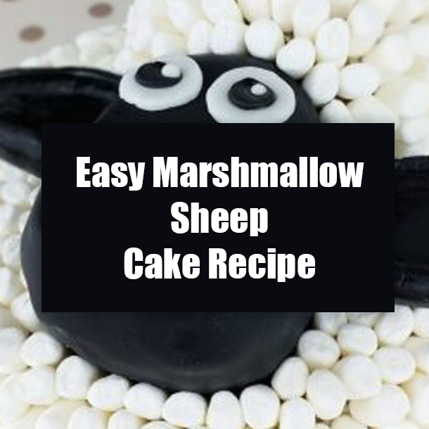 Easy Marshmallow Sheep Cake Recipe