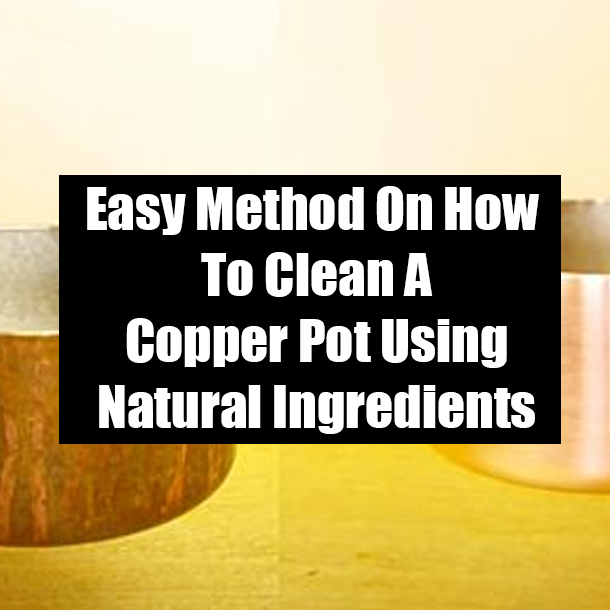 Easy Method On How To Clean A Copper Pot Using Natural Ingredients
