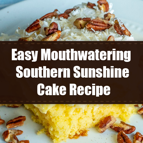 Easy Mouthwatering Southern Sunshine Cake Recipe