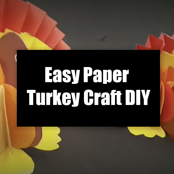 Easy Paper Turkey Craft DIY