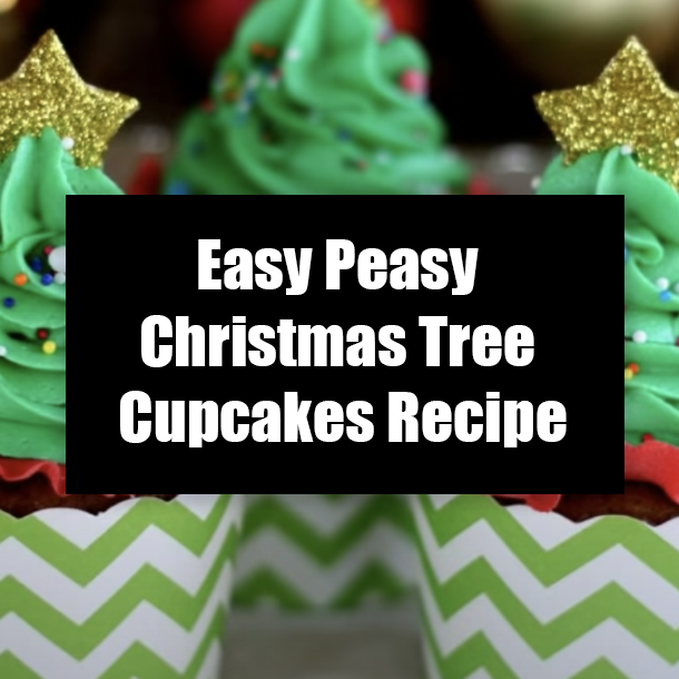 Easy Peasy Christmas Tree Cupcakes Recipe