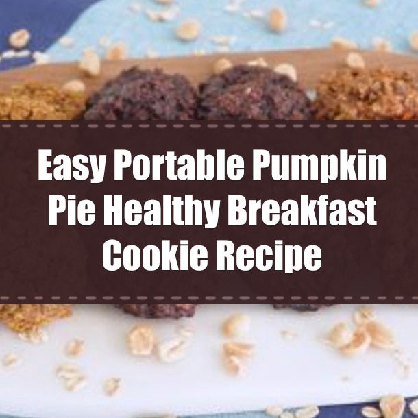 Easy Portable Pumpkin Pie Healthy Breakfast Cookie Recipe