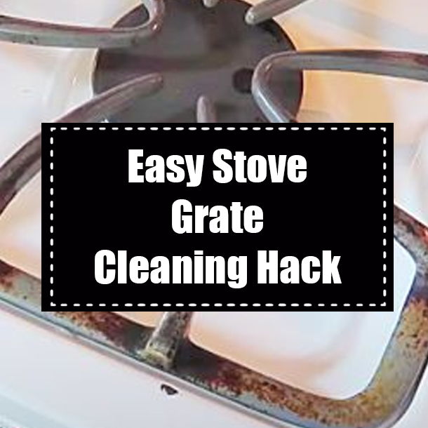 Easy Stove Grate Cleaning Hack