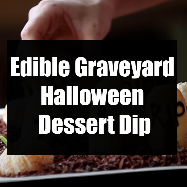 Edible Graveyard Halloween Dessert Dip