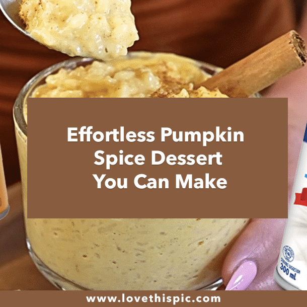 Effortless Pumpkin Spice Dessert You Can Make