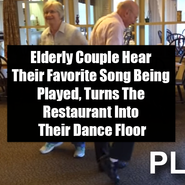 Elderly Couple Hear Their Favorite Song Being Played, Turns The Restaurant Into Their Dance Floor
