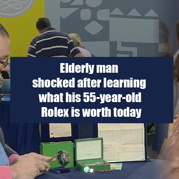 Elderly man shocked after learning what his 55-year-old Rolex is worth today
