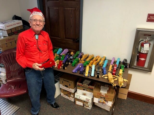 Elderly veteran has created homemade toys for children in need every Christmas for 50 years - picture 2
