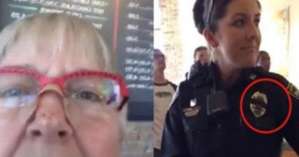 Elderly Woman Sees What's On Officer's Badge, Decides To Make Her Life A Living Hell (Video) - picture 2