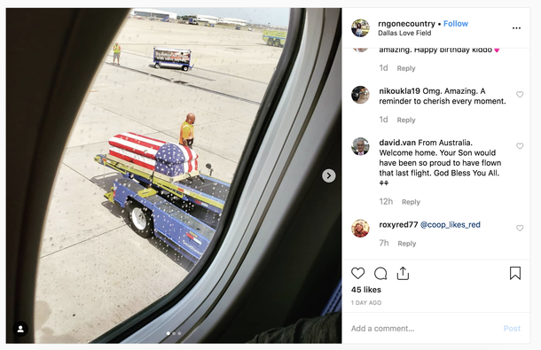 Entire Airport Becomes Silent As Vietnam War Hero Remains Return Home On Flight Flown By His Son - picture 3