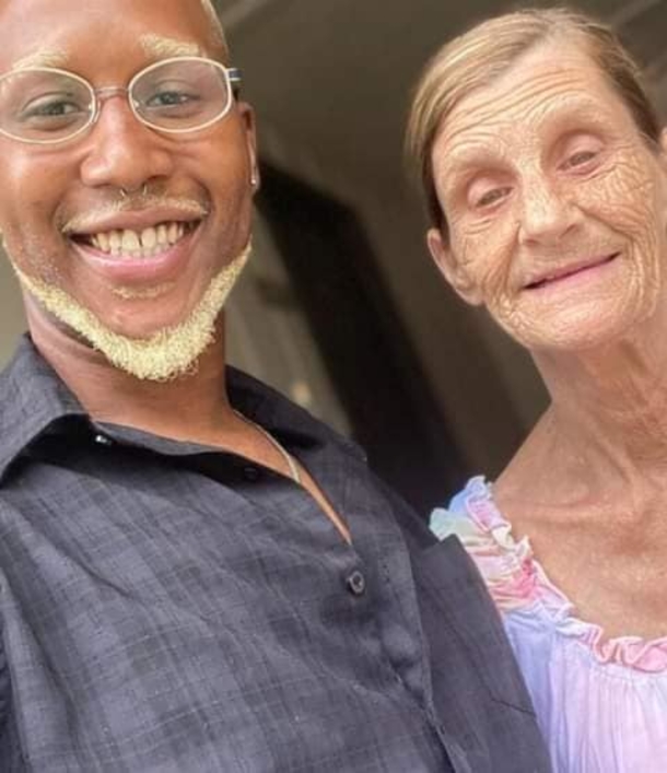 Everyone believed the woman was his grandmother, but the two are actually married despite a 37-year age difference - picture 6