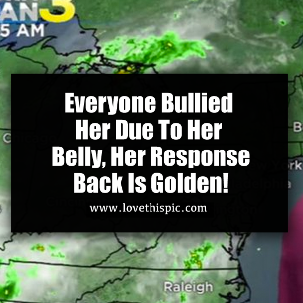 Everyone Bullied Her Due To Her Belly, Her Response Back Is Golden!