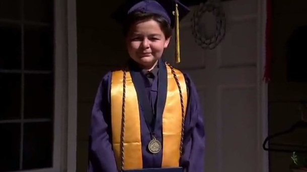 Everyone say congrats to the youngest student to ever graduate from Fullerton College! - picture 2