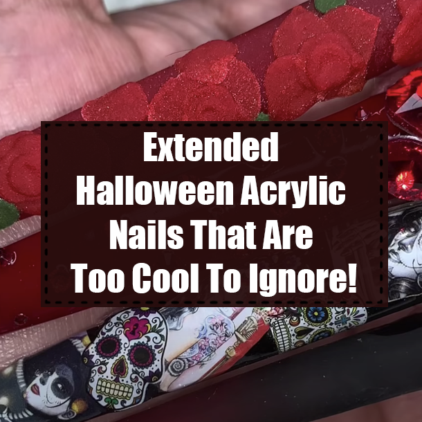 Extended Halloween Acrylic Nails That Are Too Cool To Ignore!