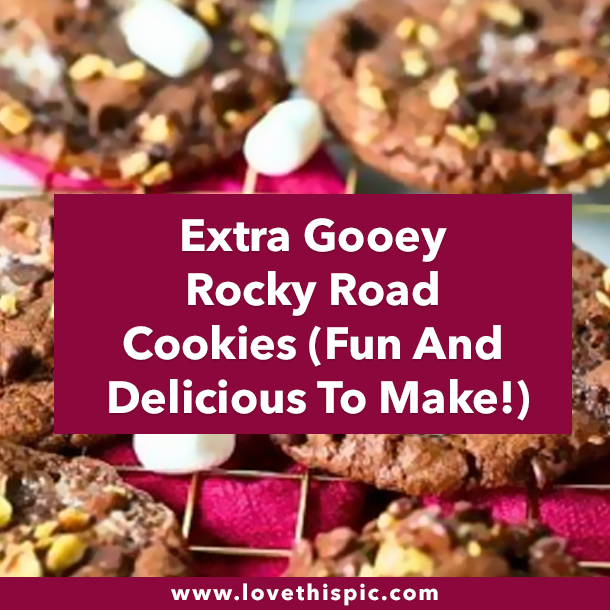 Extra Gooey Rocky Road Cookies (Fun And Delicious To Make!)