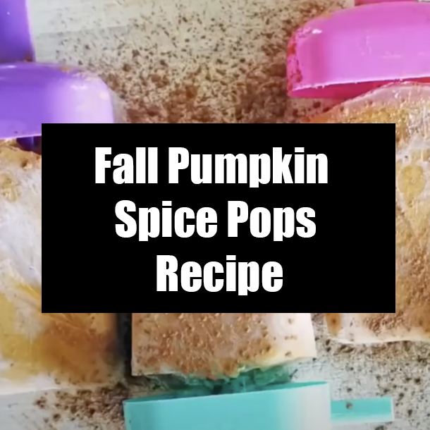 Fall Pumpkin Spice Pops Recipe