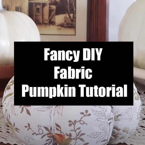 Fancy DIY Fabric Pumpkin Tutorial