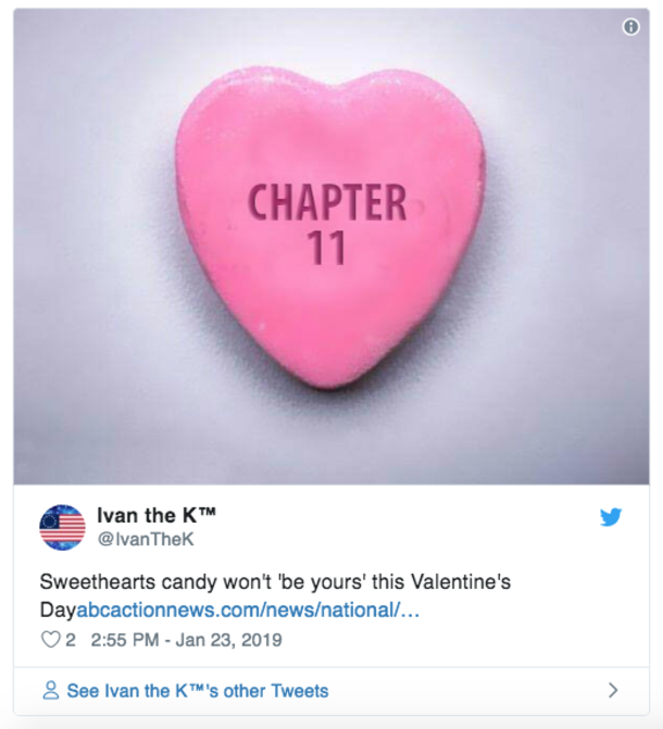 Fans Give Heartbreaking Goodbye To Famous Valentine Candy. Company Closes After 153 Years, Valentine's Day Will Be A Lot Less Sweet - picture 2