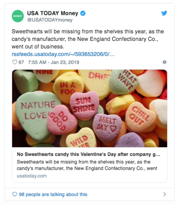 Fans Give Heartbreaking Goodbye To Famous Valentine Candy. Company Closes After 153 Years, Valentine's Day Will Be A Lot Less Sweet - picture 6