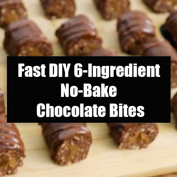 Fast DIY 6-Ingredient No-Bake Chocolate Bites